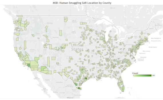 MSB Human Smuggling Map